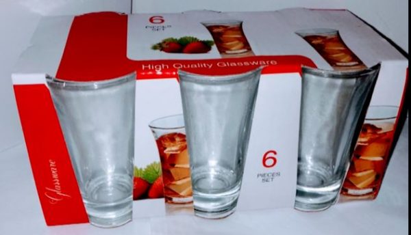 Pack of Six Fancy 1.5oz Shot Glasses