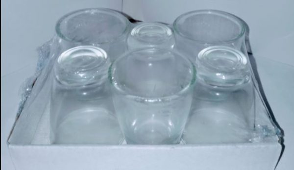 Pack of Six 1oz Fancy Shot Glasses