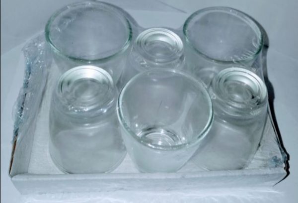 Pack of Six 1oz Fancy Shot Glasses - Image 2