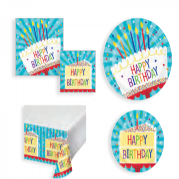 Birthday Cake Theme Party Set