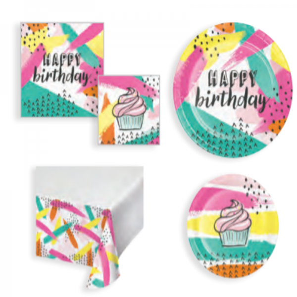 Chic Cupcake Theme Party Set