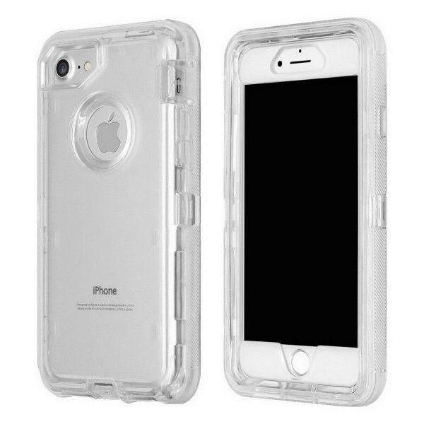 iPhone X XS Max XR 6 7 8 Plus 11 Pro Max Clear Defender Cover Case