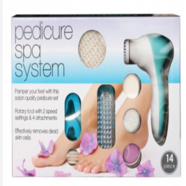 Pedicure Spa System Set with Spin Brush