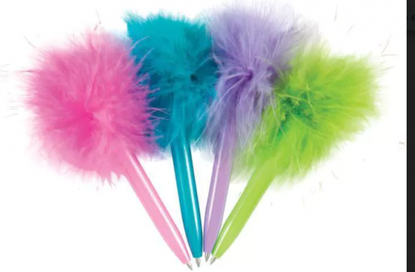 Colorful 1 Piece Pompom Pen